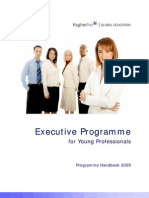 Executive Programme: For Young Professionals