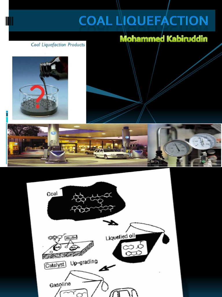 Coal Liquefaction PDF Coal Energy Production