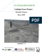 West Laikipia Fence Report May 2009