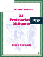 Lorenzo Anselmo El Proletariado Militante Libro Segundo