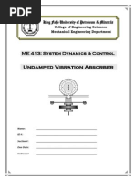 Undamped Vibration Absorber - v3