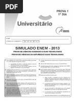 Simulado Enem 2013 1dia Prv