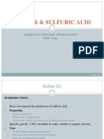 Sulfur - Sulfuric Acid Industry