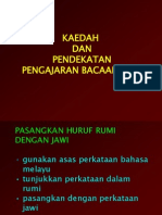 3 Kaedah Pengajaran Membaca