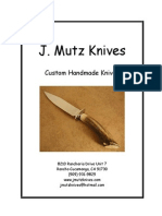 J. Mutz Knives Catalog 2011