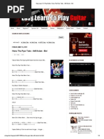 Download Easy Learn to Play Guitar_ Hona Tha Pyar Tabs - Atif Aslam - Bol by Vinod Revankar SN171613000 doc pdf