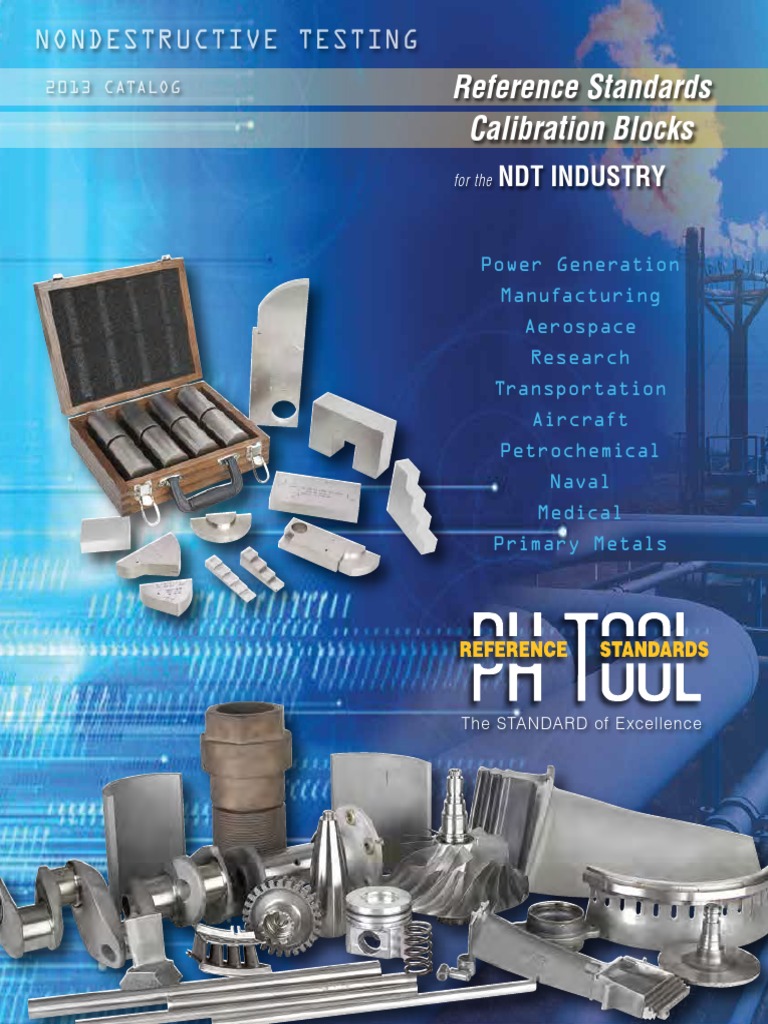 Calibration Block Catalog | PDF | Machining | Nondestructive Testing