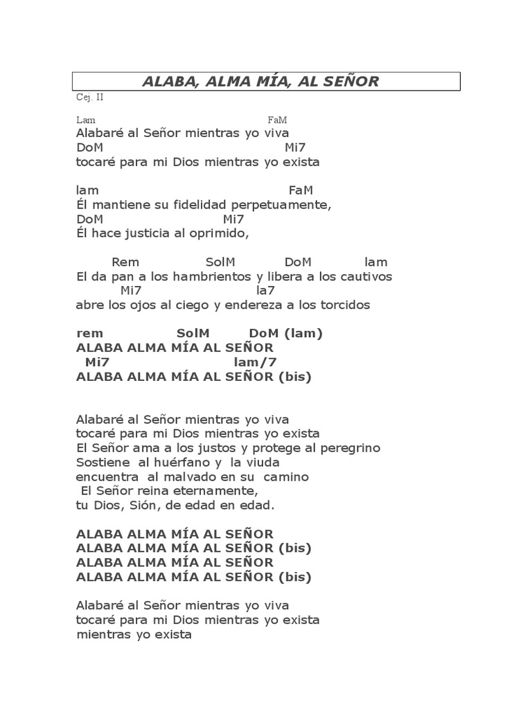 Salmo 145 (Con Notas) | PDF