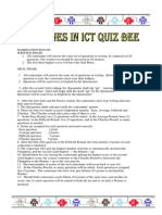 Guidelines in Quiz Bee