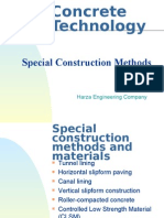 Special Construction Methods: Harza Engineering Company