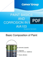 Paint Basics and Corrosion in Metal