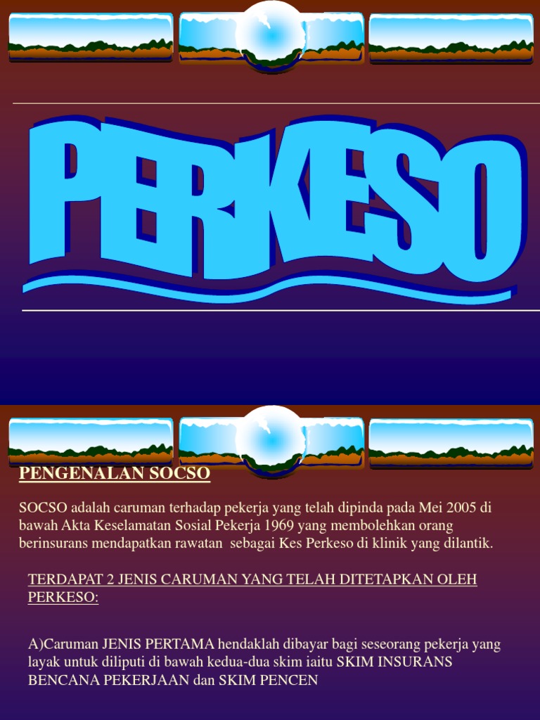Perkeso Pdf