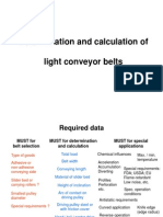 Conveyor Belt Calculation