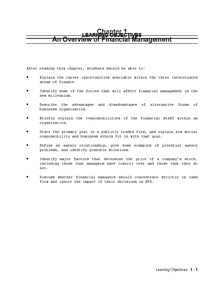 IM Chapter01 | PDF | Career & Growth | Business