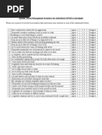 Dr. Robert Epstein's Stress Management Inventory