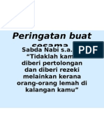 PERINGATAN DIRI