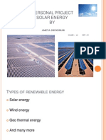 Solar Energy Presentation Ameya