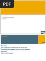 System Monitoring Quick Overview: Product Management Sap Ag