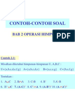 Contoh Himpunan