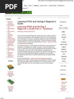 Learning FPGA and Verilog A Beginner's Guide