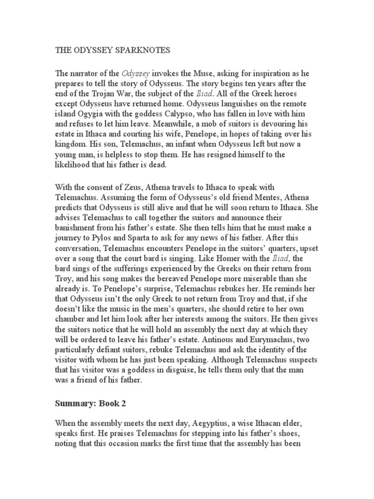 42+ The Odyssey Book 2 Summary Pics