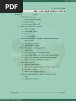 Syllabus For This Chapter: Cedt NPTEL-NCE-01-Syllabus