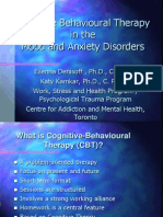 Cognitive Behavioural Therapy in The Mood and Anxiety Disorders