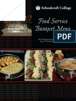 Food Service Banquet Menu: Schoolcraft College
