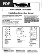 Installation Guide Garbage Disposer