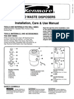 Installation Guide Garbage Disposer