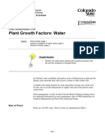 Plant Growth Factors: Water: Colorado State University Extension