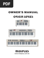 Download Manual for Midiplus Origin Series by Ramiro Ninni SN171697487 doc pdf