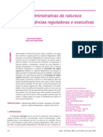 Implicações Administrativas Da Natureza Jurídica Das Agências Reguladoras e Executivas