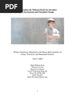 Eliminating Life Without Parole For Juveniles - An Incremental and Principled Change by Mark Osler