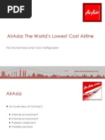 Airasia: The World S Lowest Cost Airline: Filiz Mcnamara and Vicki Troftgruben