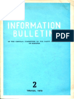 Information Bulletin of The CC The Party of Labor of Albania No. 2, 1970 (First Part of File)
