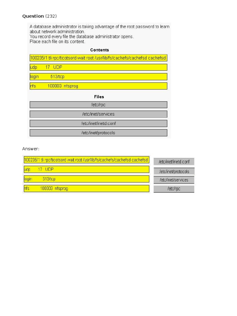 OCP Questions on CacheFS | PDF | Computers