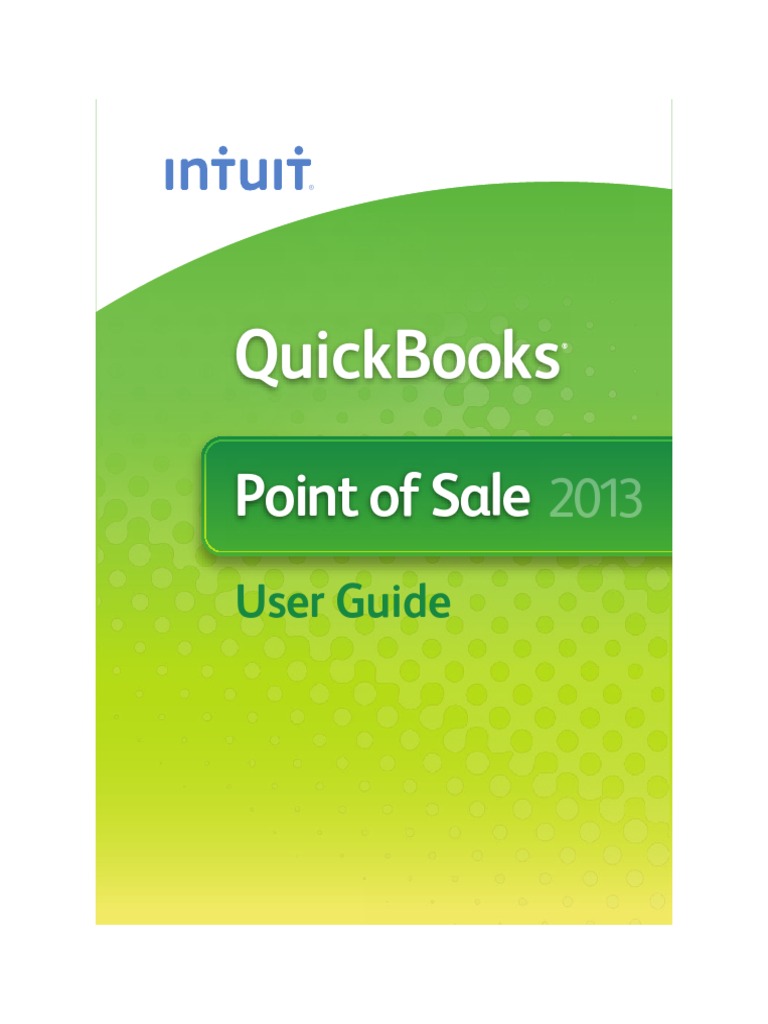 QuickBooks Point of Sale 2013 Official Guide | PDF | Point Of Sale