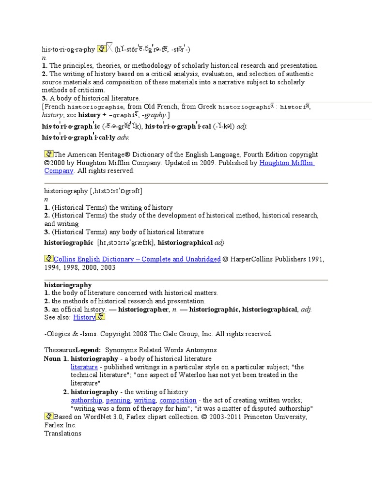 Houghton Mifflin Company: Historiographie Historiographi Histori ...