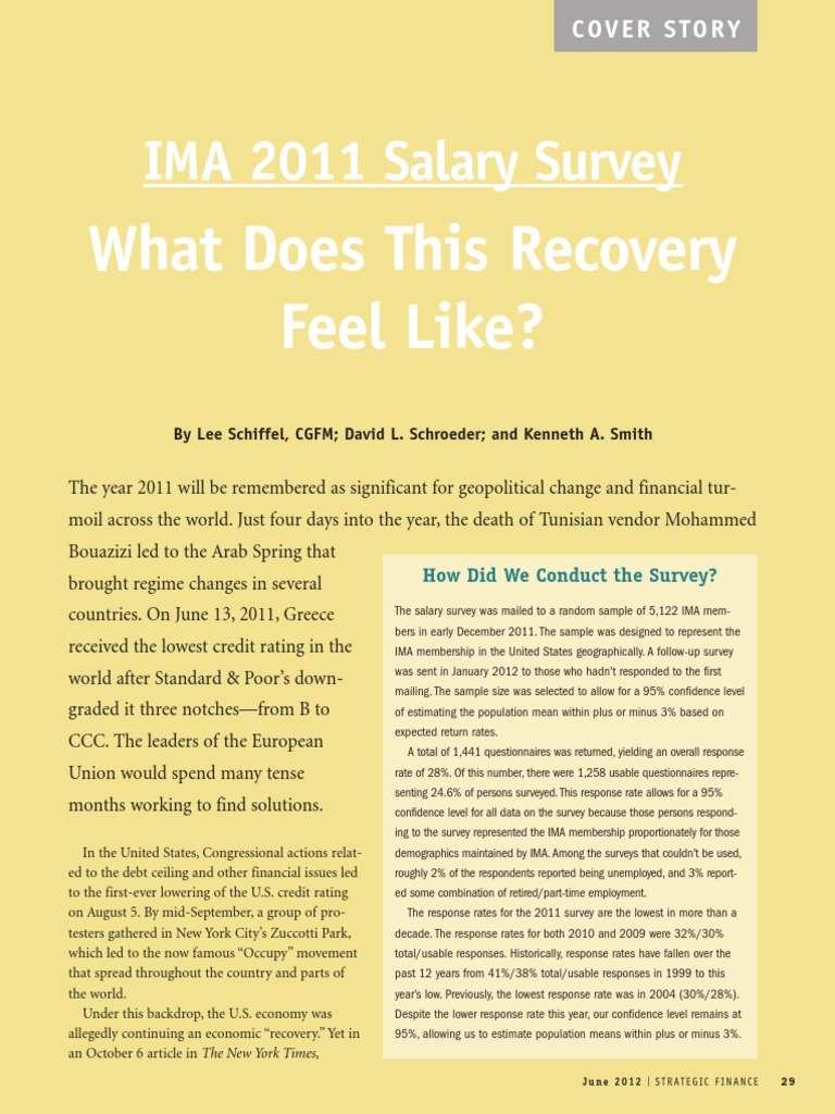 06 2012 Salary Survey PDF Certified Public Accountant Chief