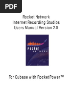 Rocket Network Internet Recording Studios Users Manual Version 2.0