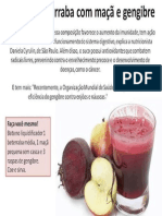 suco beterraba maça e gengibre