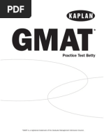 GMAT Practice Test