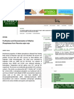 Purification and Characterization of Alkaline Phosphatse from Pleurotus sajor-caju