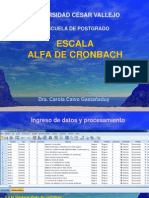 Escala Alfa de Cronbach