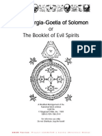 The Lesser Key of Solomon Theurgia Goetia