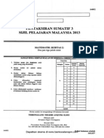 Trial Mathematics SPM Terengganu 2013 Paper 2