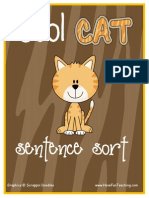 Cool Cat Sentences Activity