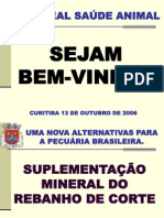 apresentaçao - SUPLEMENTAÇÃO MINERAL - Dra. Sandra