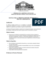 Manual Presentacion Del Informe de Practica Profesional UCA